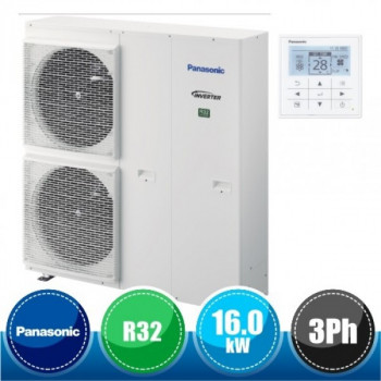 Panasonic WH-MXC16J9E8  Aquarea T-CAP 3 fáz monoblokk hőszivattyú 16kw